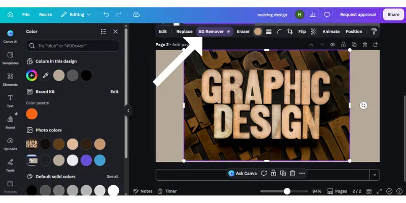 What Is AI in Graphic Design, and How Does It Work? removing background
